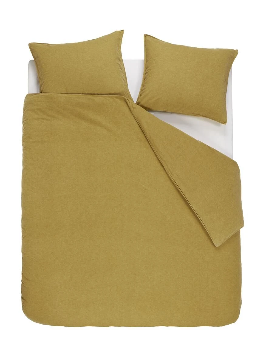 Vtwonen Flanel Bettwäsche Ocker 1 Vtwonen Flanel Bettwäsche Ocker