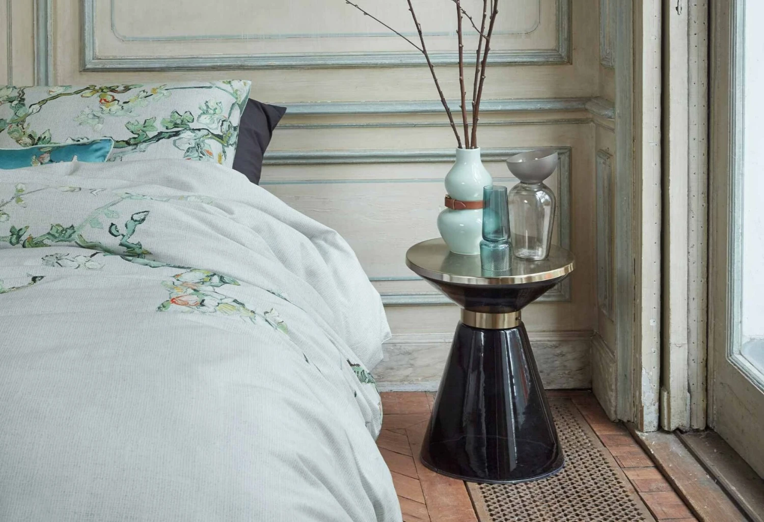 Van Gogh Blossom Bettwäsche Grau 3 Van Gogh Blossom Bettwäsche Grau – Bild 3