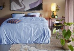 At Home By Beddinghouse Tender Bettwäsche Mittelblau -Schlafkomfort Rabattwelt 5 1