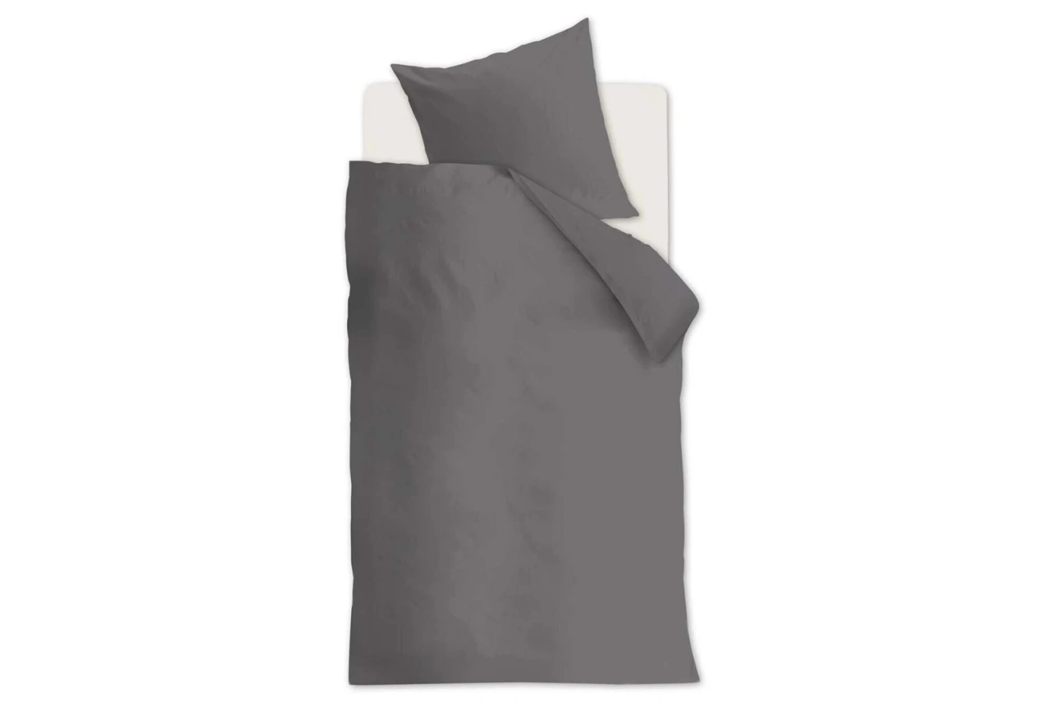 Beddinghouse Basic Gots Bettwäsche Grau 2 Beddinghouse Basic Gots Bettwäsche Grau – Bild 2