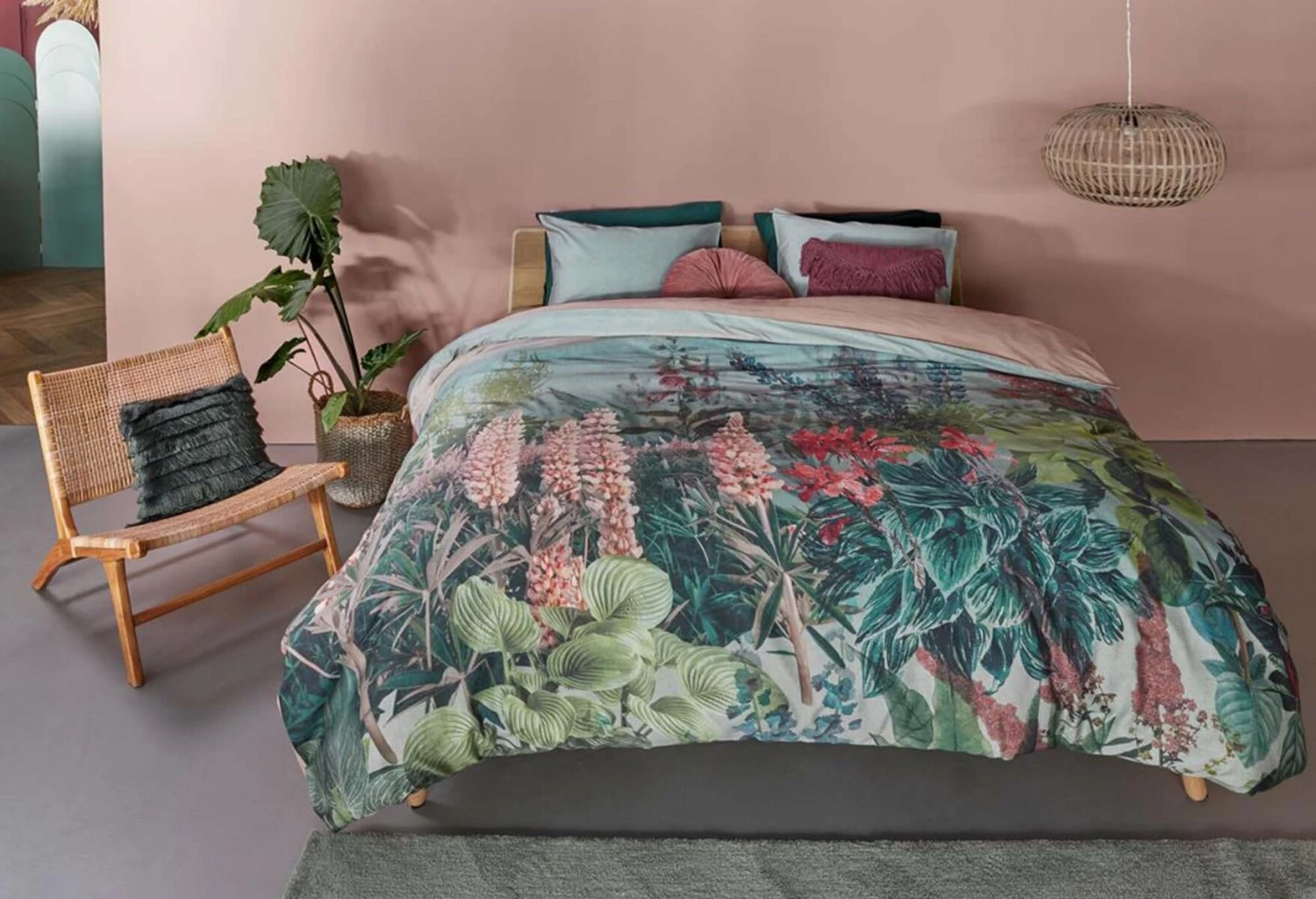 Beddinghouse Lupine Bettwäsche Grün 3 Beddinghouse Lupine Bettwäsche Grün – Bild 3