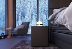 Royal Nachttisch Troy De Luxe -Schlafkomfort Rabattwelt bedside 1