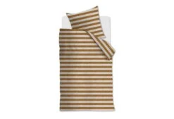 VTwonen Vt Wonen Bold Stripe Bettwäsche Hellbraun -Schlafkomfort Rabattwelt bold stripe light brown de 1p de 10 topshot