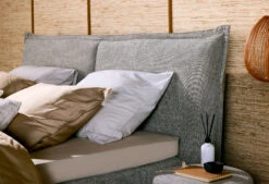 Boxspringbett Capella Cuscino - Schnell Lieferbar -Schlafkomfort Rabattwelt capella cuscino sfeer detail hoofdbord 01 1