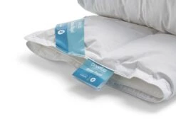 Dixxius Bronze Royal Custom Climate 2 Bettdecke -Schlafkomfort Rabattwelt cc2 hoek zijlabel