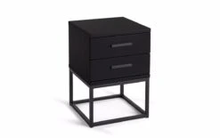 Nachttisch Cube Schwarz