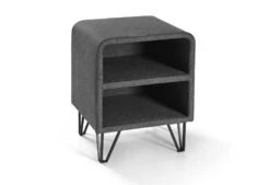 Nachttisch Desert -Schlafkomfort Rabattwelt desert nk darkgrey poot wire