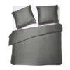 Dixxius Luxurious Porto Bettwäsche Kohle-Grau
