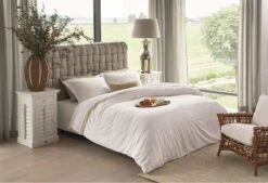 Rivièra Maison Ease Bettwäsche Weiß -Schlafkomfort Rabattwelt ease white de uv 135x200 2