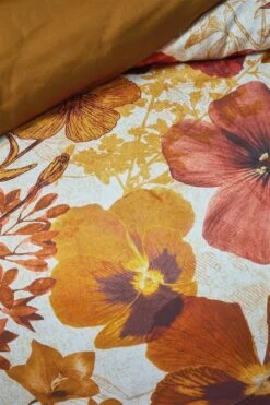 Beddinghouse Flora Bettwäsche Ocker 8 Beddinghouse Flora Bettwäsche Ocker -Schlafkomfort Rabattwelt flora ochre 40 detail large