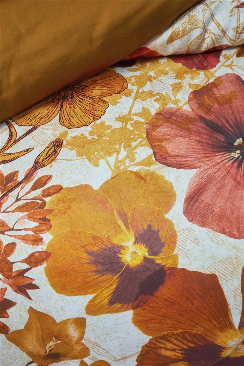 Beddinghouse Flora Bettwäsche Ocker 4 Beddinghouse Flora Bettwäsche Ocker – Bild 4