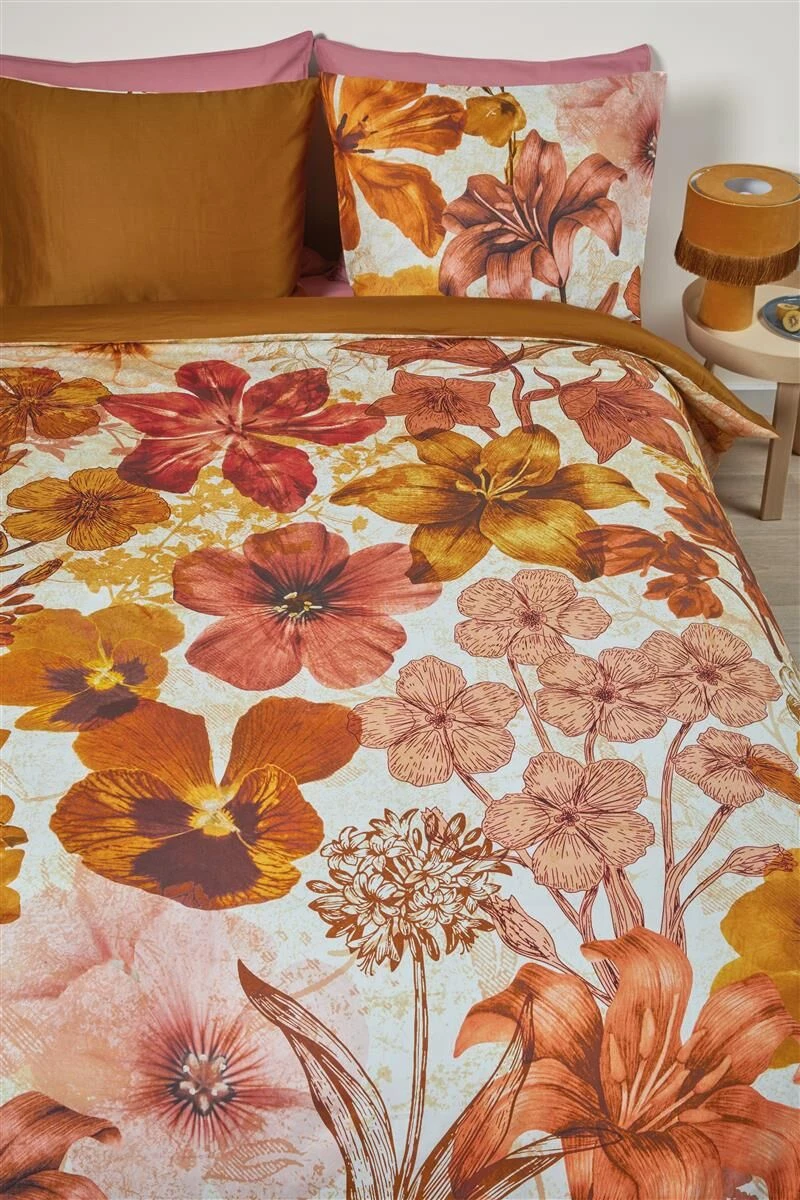 Beddinghouse Flora Bettwäsche Ocker 5 Beddinghouse Flora Bettwäsche Ocker – Bild 5