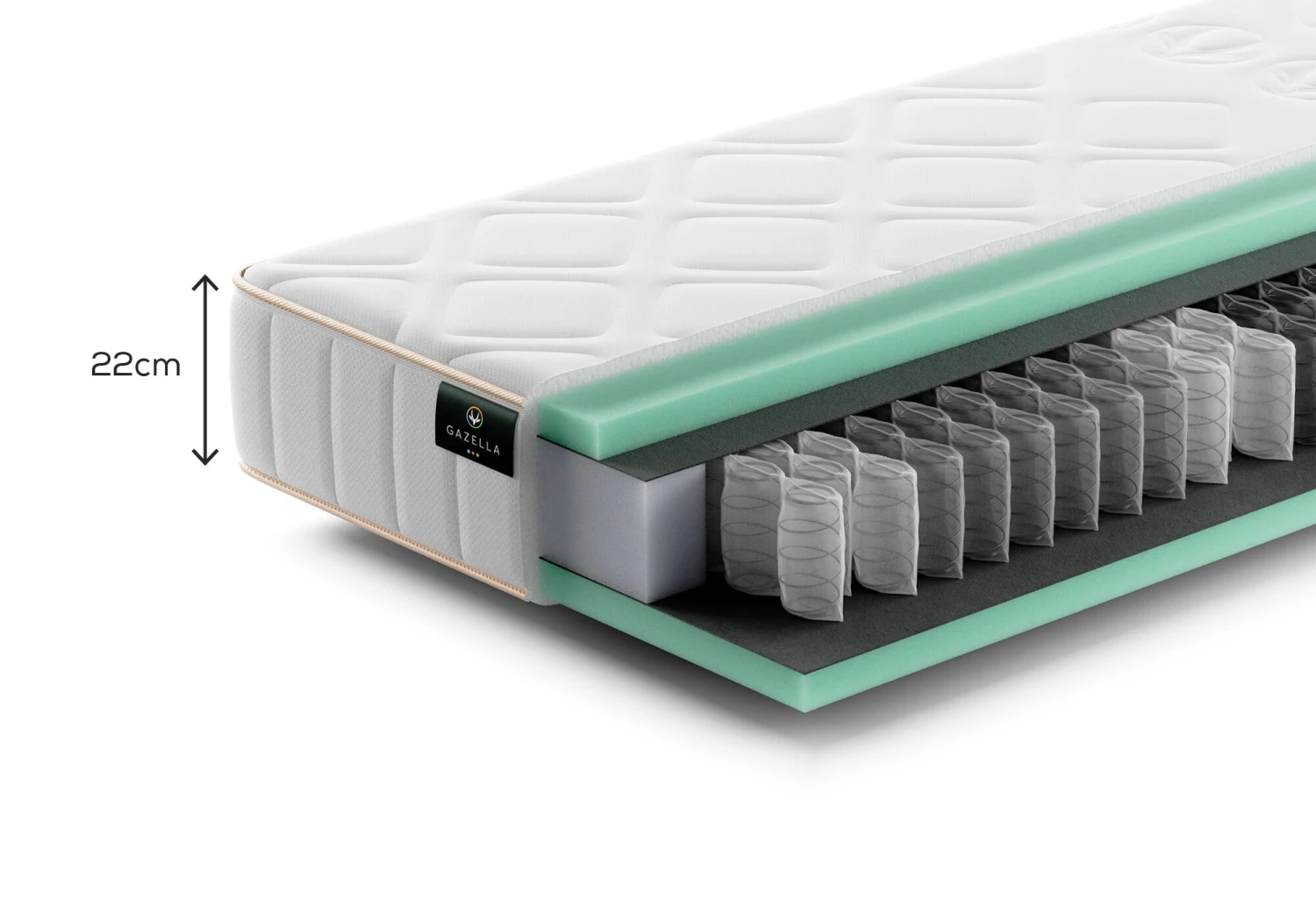Gazella Comfort II Tonnentaschen-Federkernmatratze 5 Gazella Comfort II Tonnentaschen-Federkernmatratze – Bild 5
