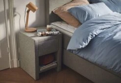 Boxspringbett Home 180 - Schnell Lieferbar -Schlafkomfort Rabattwelt home180 ws nachtkastje 1