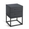 Nachttisch Cube Anthrazit