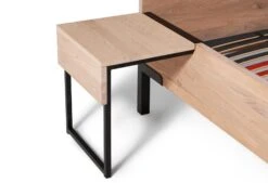 Nachttisch Balance Clear II -Schlafkomfort Rabattwelt nachttafel eiken clear ii white oil timeless web