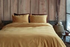 Vtwonen Natural Stone Fraying Bettwäsche Gelb -Schlafkomfort Rabattwelt natural stone fraying yellow 01 mood large