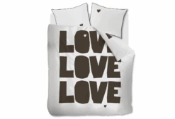 Vtwonen Bold Love Bettwäsche Naturell