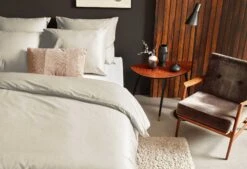 Dixxius Luxurious Porto Bettwäsche Sandfarben -Schlafkomfort Rabattwelt sand b