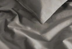 Dixxius Luxurious Porto Bettwäsche Kohle-Grau -Schlafkomfort Rabattwelt steel c