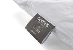 Dixxius Hybrid Synthetik Kopfkissen -Schlafkomfort Rabattwelt synthetic zijlabel
