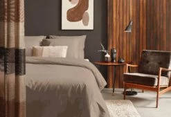 Dixxius Luxurious Lisboa Bettwäsche Taupe -Schlafkomfort Rabattwelt taupe a