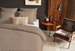 Dixxius Luxurious Lisboa Bettwäsche Taupe -Schlafkomfort Rabattwelt taupe b