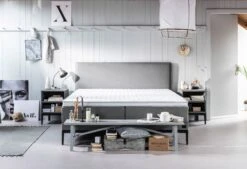 Boxspringbett Lifestyle Thyme - Schnell Lieferbar -Schlafkomfort Rabattwelt thyme sws frontkaal 1