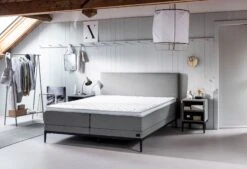 Boxspringbett Lifestyle Thyme -Schlafkomfort Rabattwelt thyme sws zijaanzichtkaal