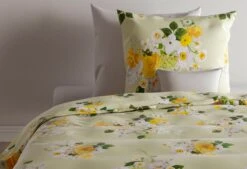 Zo!Home Bente Bettwäsche Hellgrün -Schlafkomfort Rabattwelt zo home bettwasche baumwolle mako satin bente 2