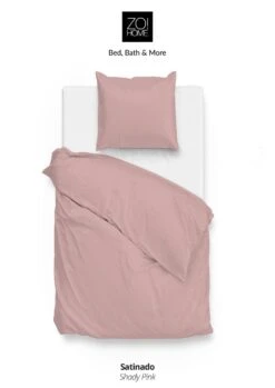 Zo!Home Satinado Bettwäsche Rosa -Schlafkomfort Rabattwelt zo home bettwasche satinado shady pink 1