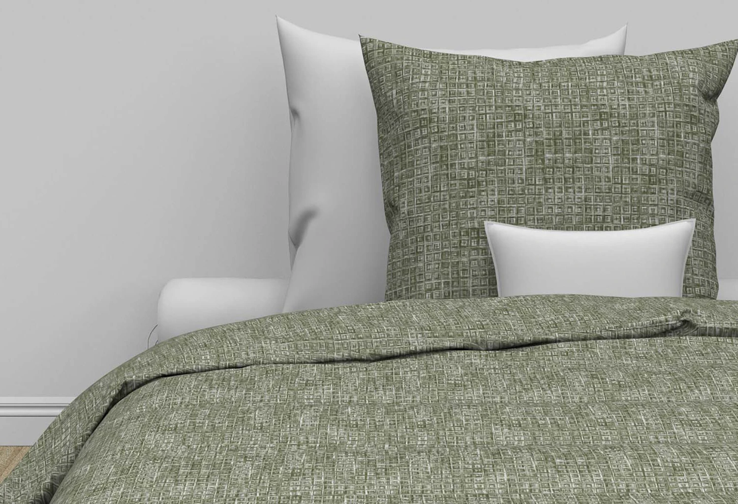 Zo!Home Blitz Bettwäsche Kalamata Grün 4 Zo!Home Blitz Bettwäsche Kalamata Grün – Bild 4