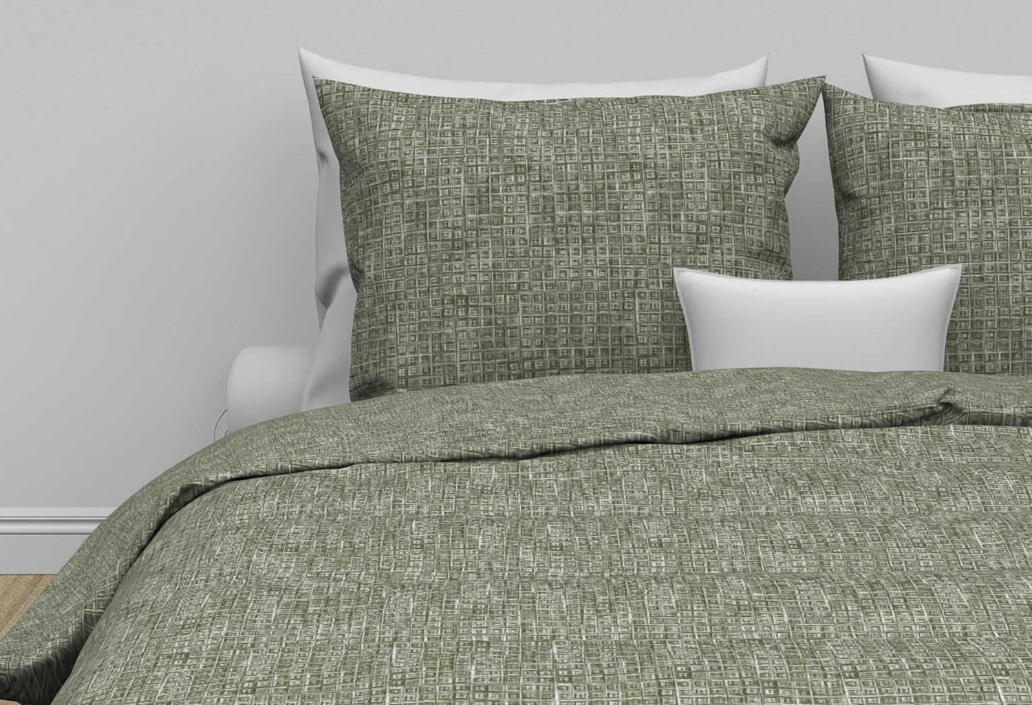 Zo!Home Blitz Bettwäsche Kalamata Grün 3 Zo!Home Blitz Bettwäsche Kalamata Grün – Bild 3