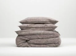 Zo!Home Lino Bettwäsche Schoko Braun -Schlafkomfort Rabattwelt zo home dekbedovertrek lino chocolate milk 1