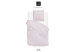 Zo!Home Lino Bettwäsche Flieder-Grau -Schlafkomfort Rabattwelt zo home dekbedovertrek lino grey lilac 1