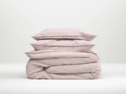 Zo!Home Lino Bettwäsche Rosa -Schlafkomfort Rabattwelt zo home dekbedovertrek lino shell nude 1
