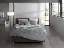 Zo!Home Satinado Bettwäsche Stahl-Grau 9 Zo!Home Satinado Bettwäsche Stahl-Grau -Schlafkomfort Rabattwelt zo home dekbedovertrek satinado iron grey 4