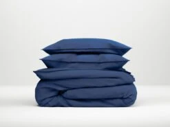 Zo!Home Satinado Bettwäsche Blau 10 Zo!Home Satinado Bettwäsche Blau -Schlafkomfort Rabattwelt zo home dekbedovertrek satinado navy blue 2