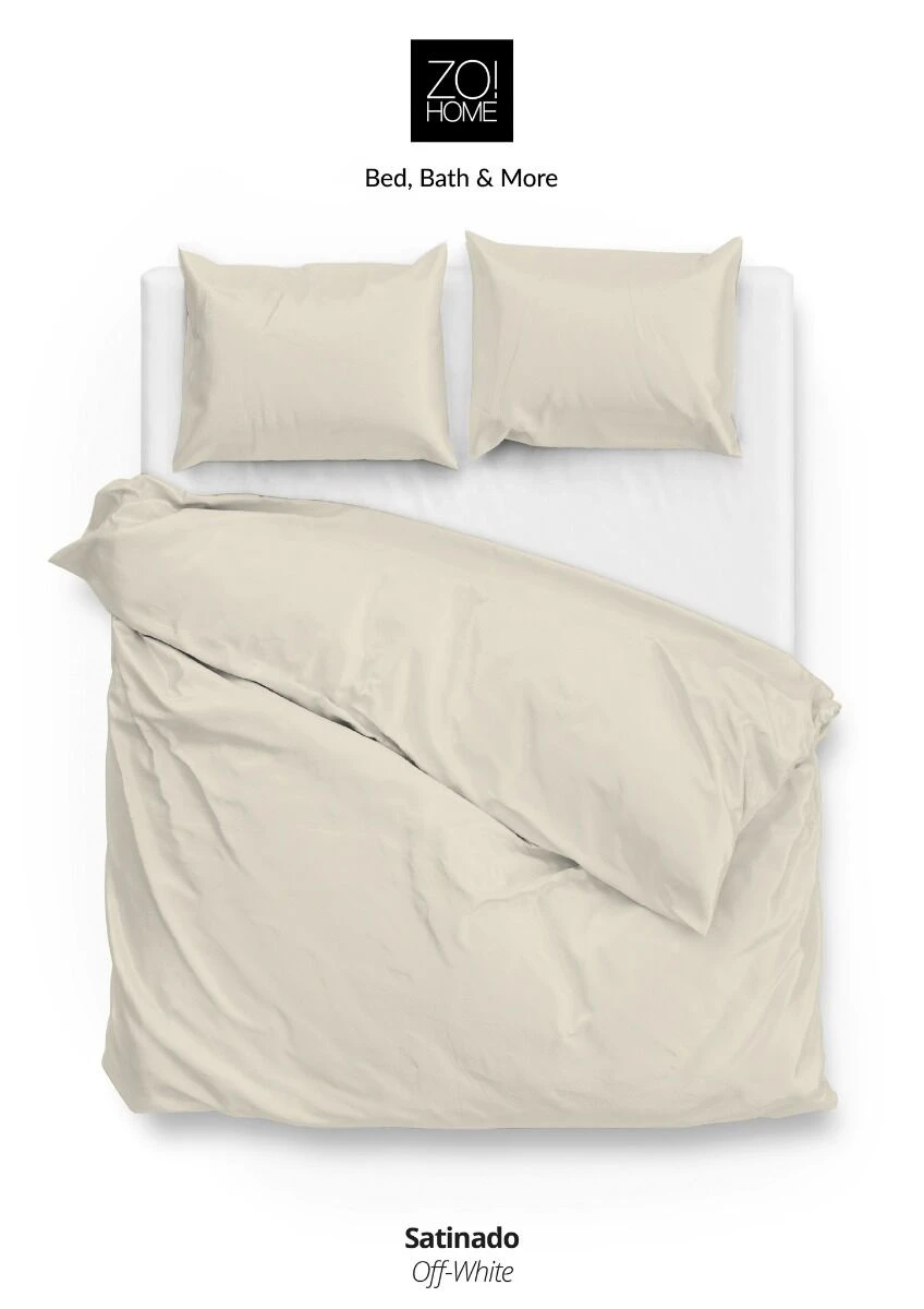 Zo!Home Satinado Bettwäsche Beige 2 Zo!Home Satinado Bettwäsche Beige – Bild 2