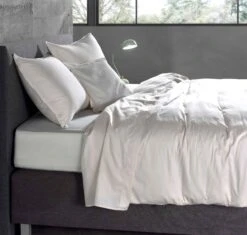 Zo!Home Satinado Bettwäsche Beige 15 Zo!Home Satinado Bettwäsche Beige -Schlafkomfort Rabattwelt zo home dekbedovertrek satinado off white 5