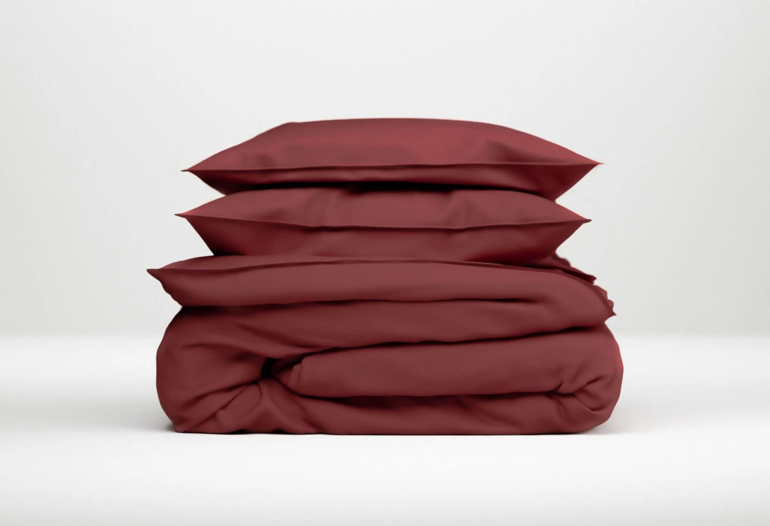Zo!Home Satinado Bettwäsche Dunkelrot 5 Zo!Home Satinado Bettwäsche Dunkelrot – Bild 5