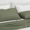 Zo!Home Satinado Kissenbezüge Army Green (Satz Von 2)