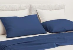 Zo!Home Satinado Kissenbezüge Navy Blue (Satz Von 2)