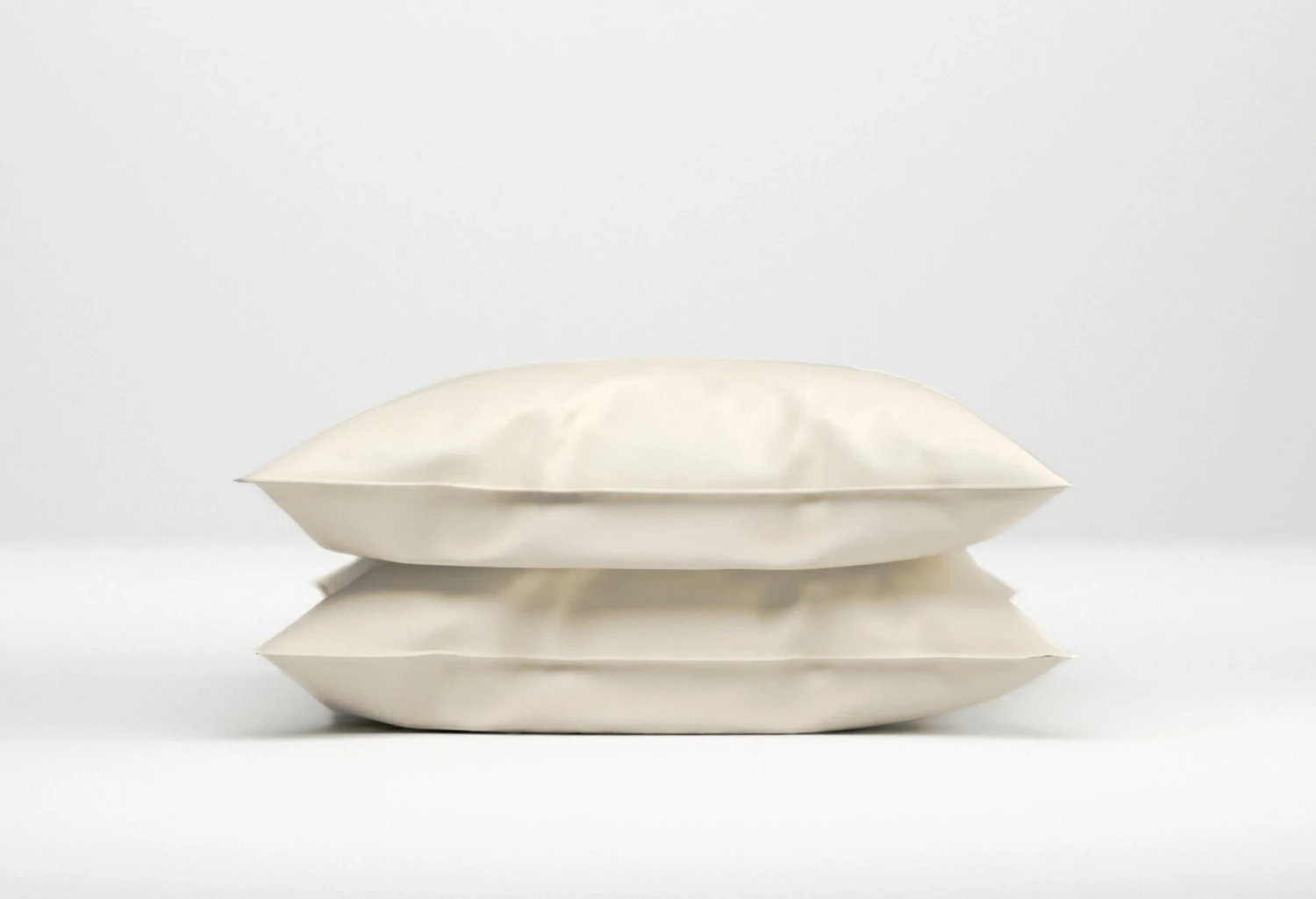 Zo!Home Satinado Kissenbezüge Off-White (Satz Von 2) 2 Zo!Home Satinado Kissenbezüge Off-White (Satz Von 2) – Bild 2