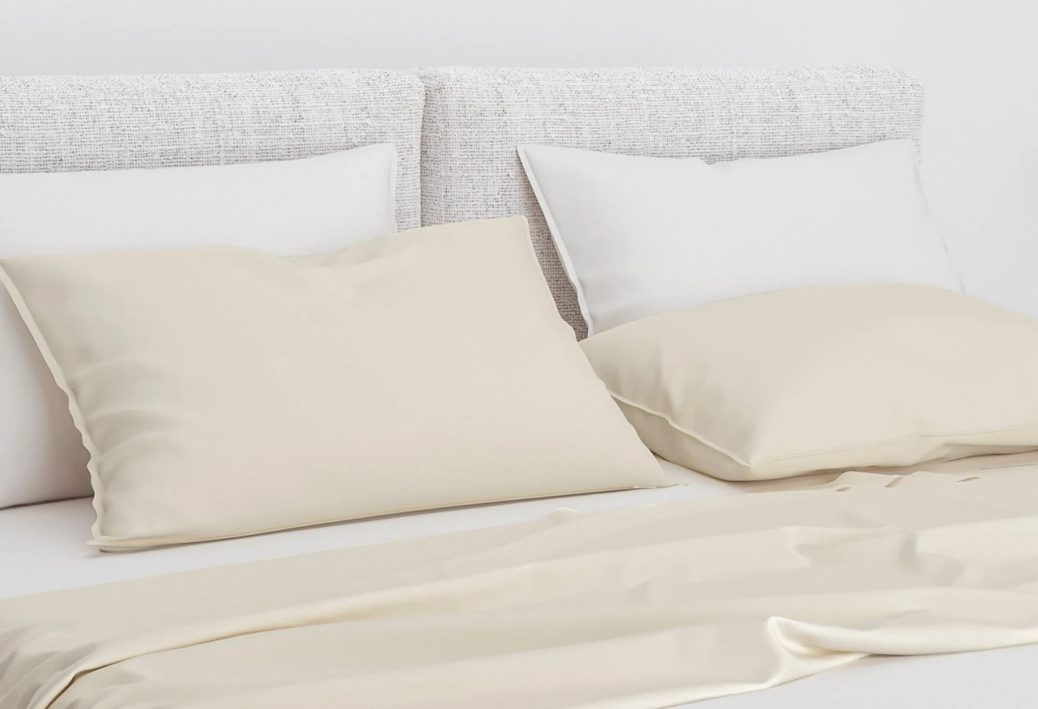 Zo!Home Satinado Kissenbezüge Off-White (Satz Von 2) 1 Zo!Home Satinado Kissenbezüge Off-White (Satz Von 2)