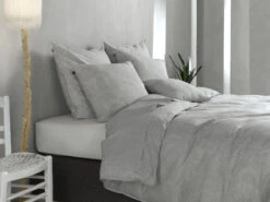 Zo!Home Paisley Di Lino Bettwäsche Taubengrau -Schlafkomfort Rabattwelt zohome dekbedovertrek katoen paisley di lino dove grey 3